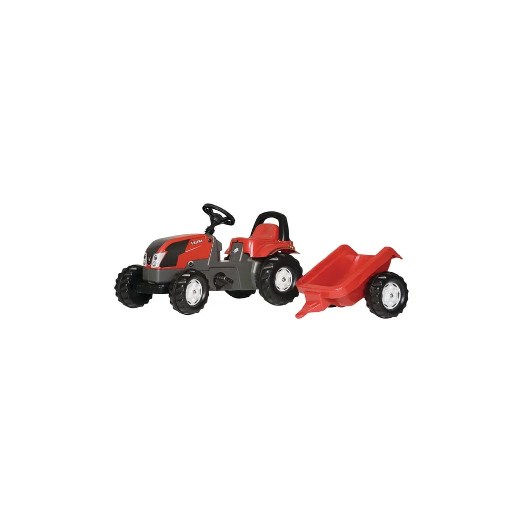 Tractor cu pedale Valtra și remorcă, RollyKid R01252
