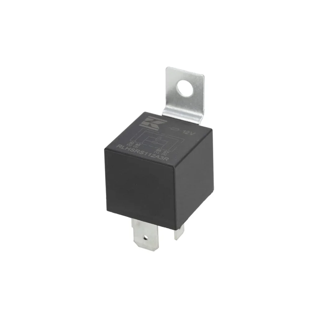 Releu putere 12V, deschidere normală, 70A, cu rezistor, cu suport RLHSRS112A3R