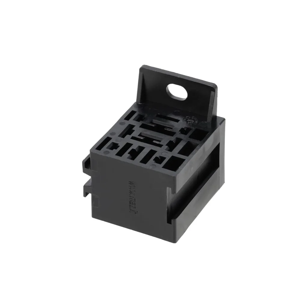 Mufă releu mini cu suport, 5x6,3mm + 4x2,8mm RL990450