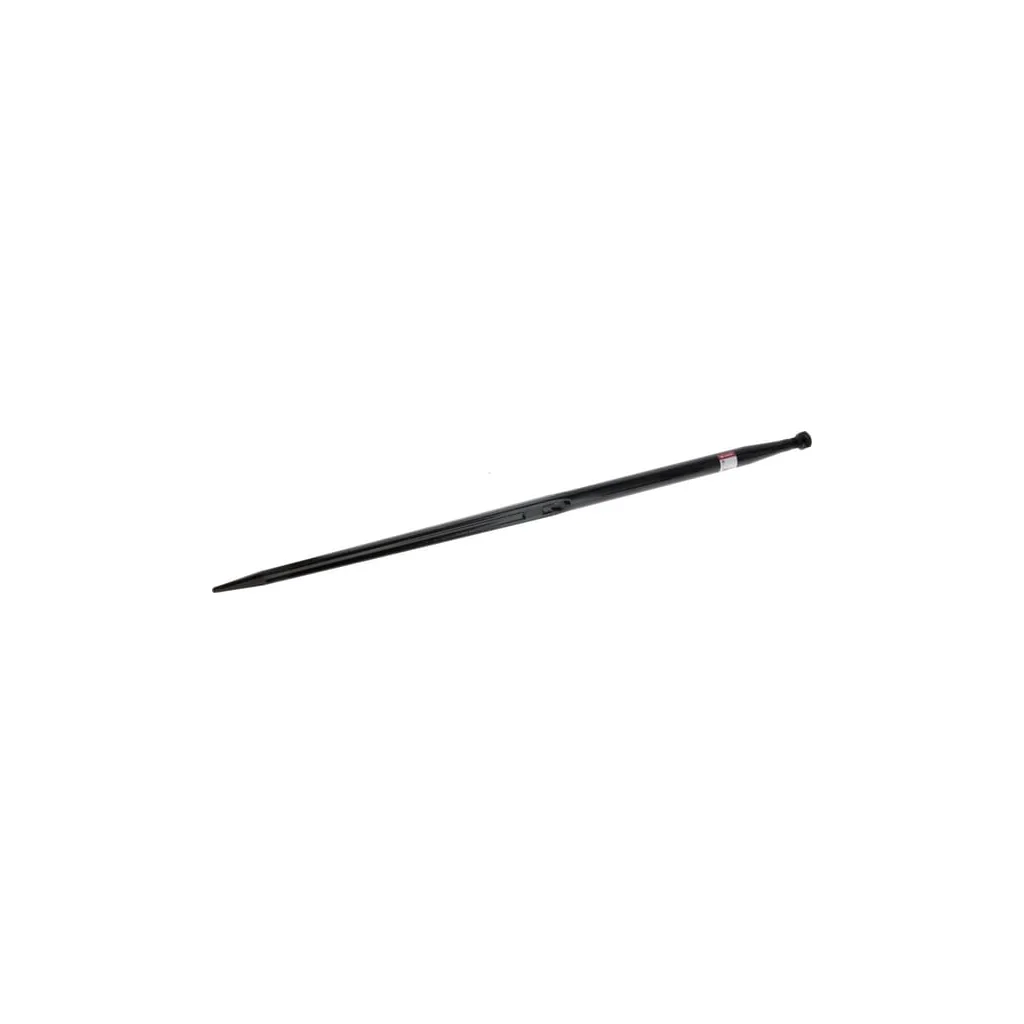 Dințe încărcător, drept, secțiune dublu T 36x1100mm, vârf ascuțit cu piuliță M22x1.5mm, negru RT1KR