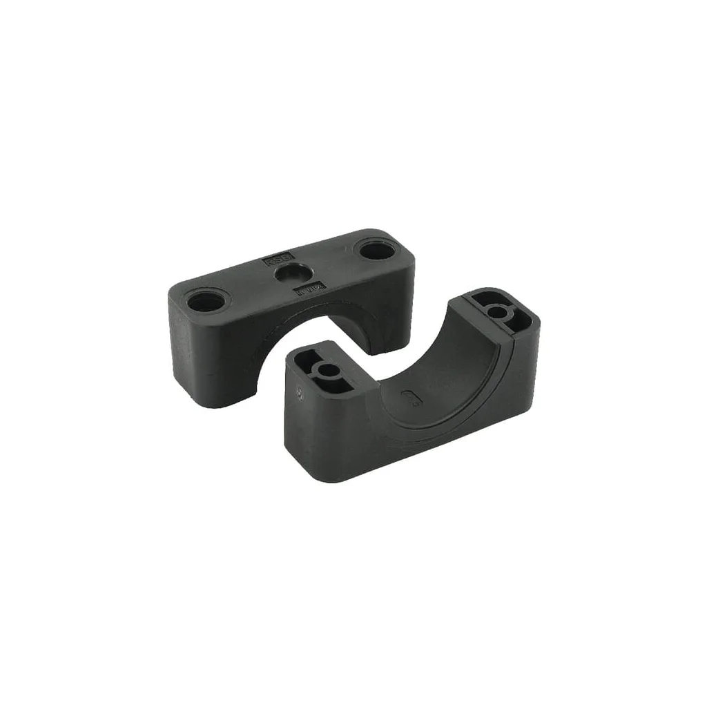 Clemă neagră netedă A6 44,5 mm RS9116445PAG