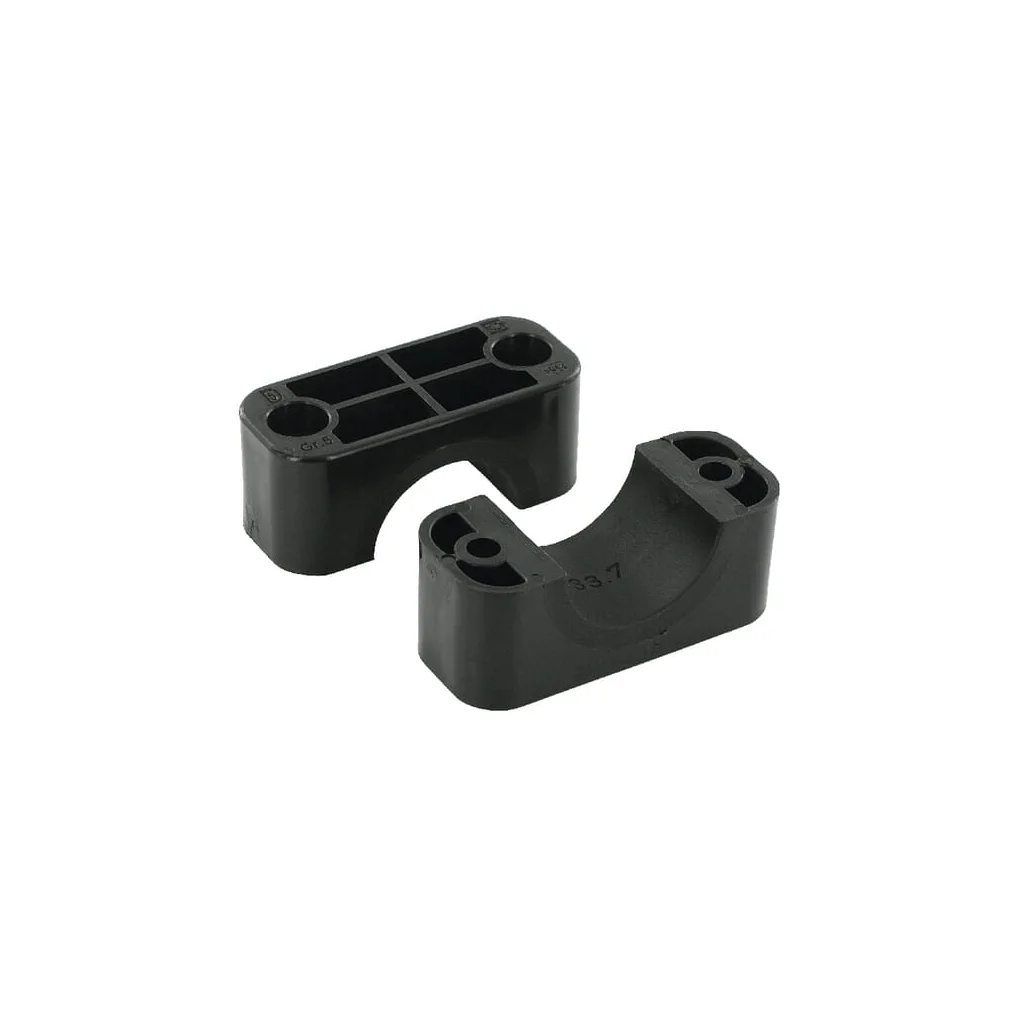 Clemă neagră netedă A5 33,7mm RS9115337PAG