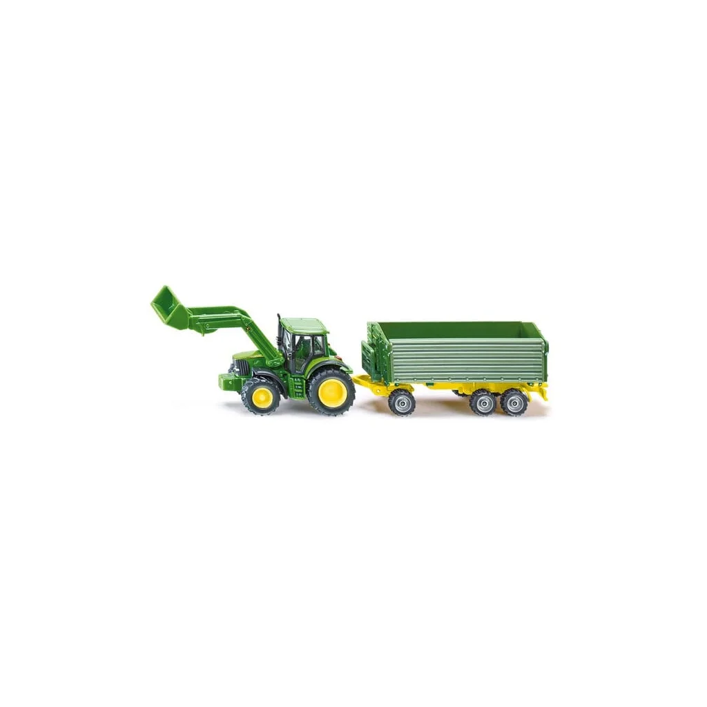 Tractor John Deere 6920S cu încărcător şi remorcă basculabilă S01843