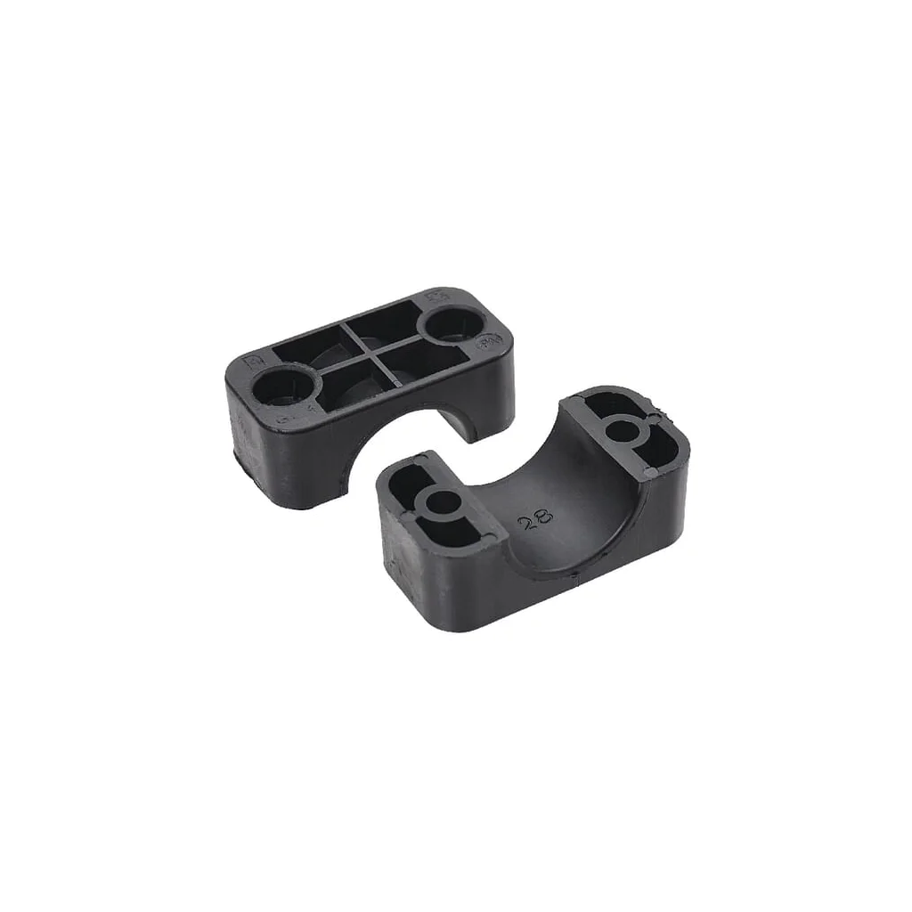 Clemă neagră netedă A4 28mm RS911428PAG