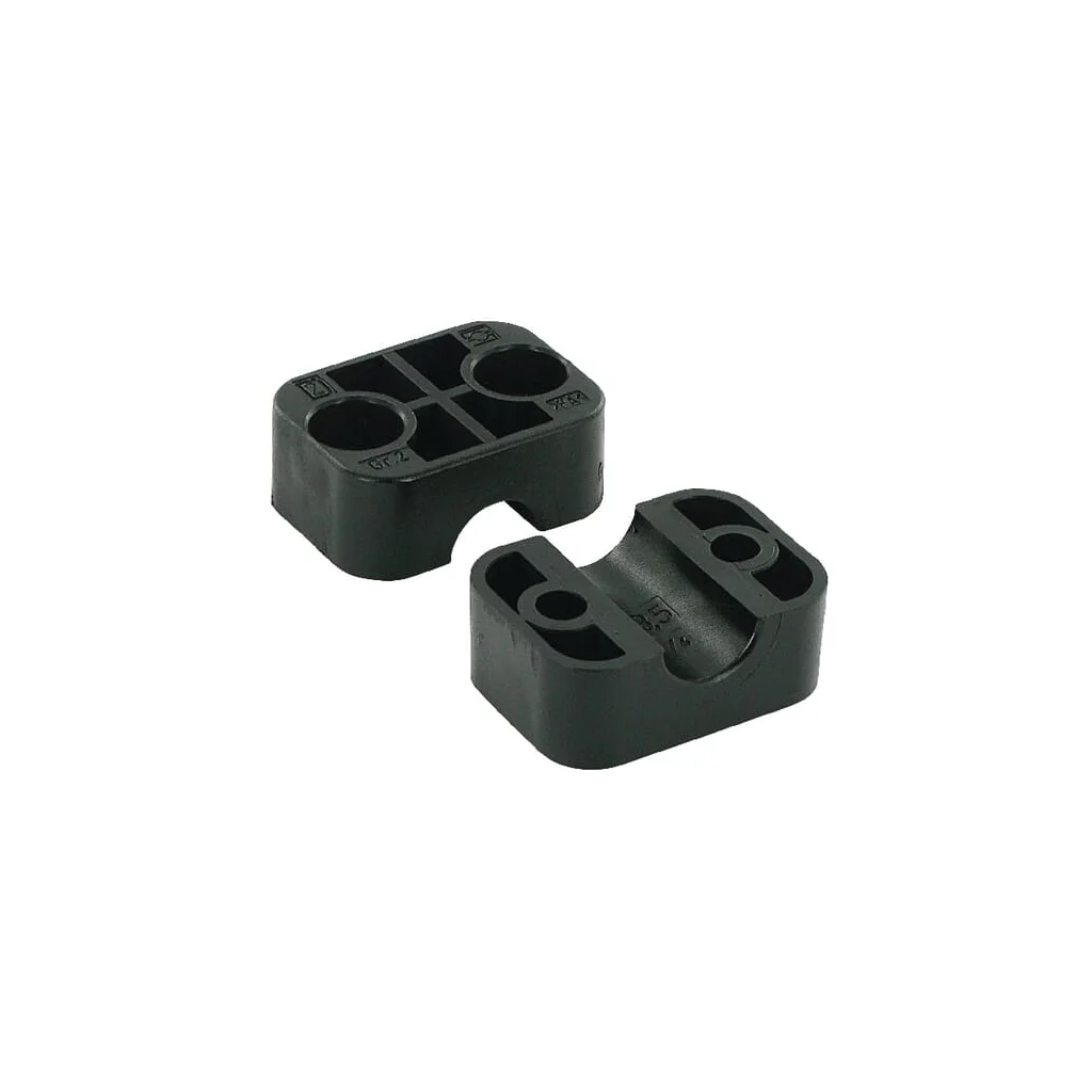 Clemă neagră netedă A2 13,5mm RS9112135PAG