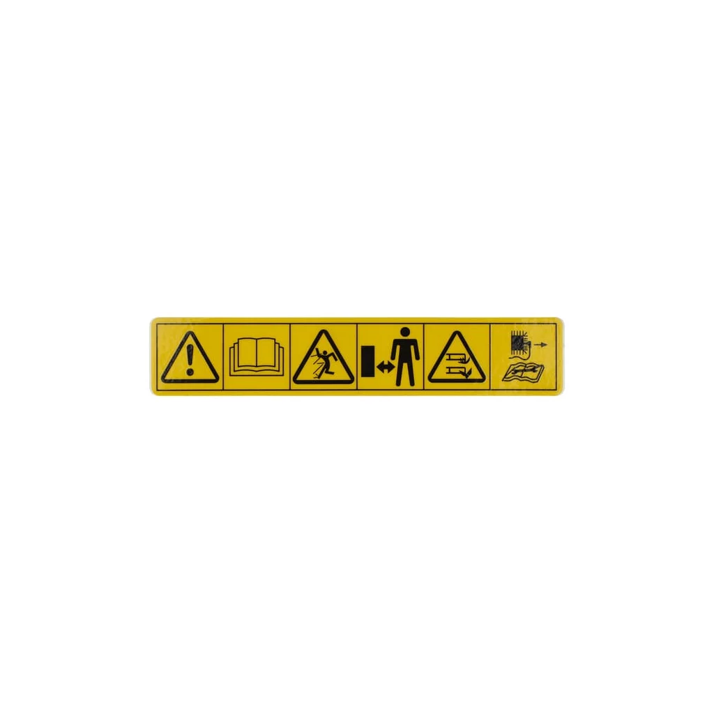 Autocolant de avertizare, cositoare benzină SA37528