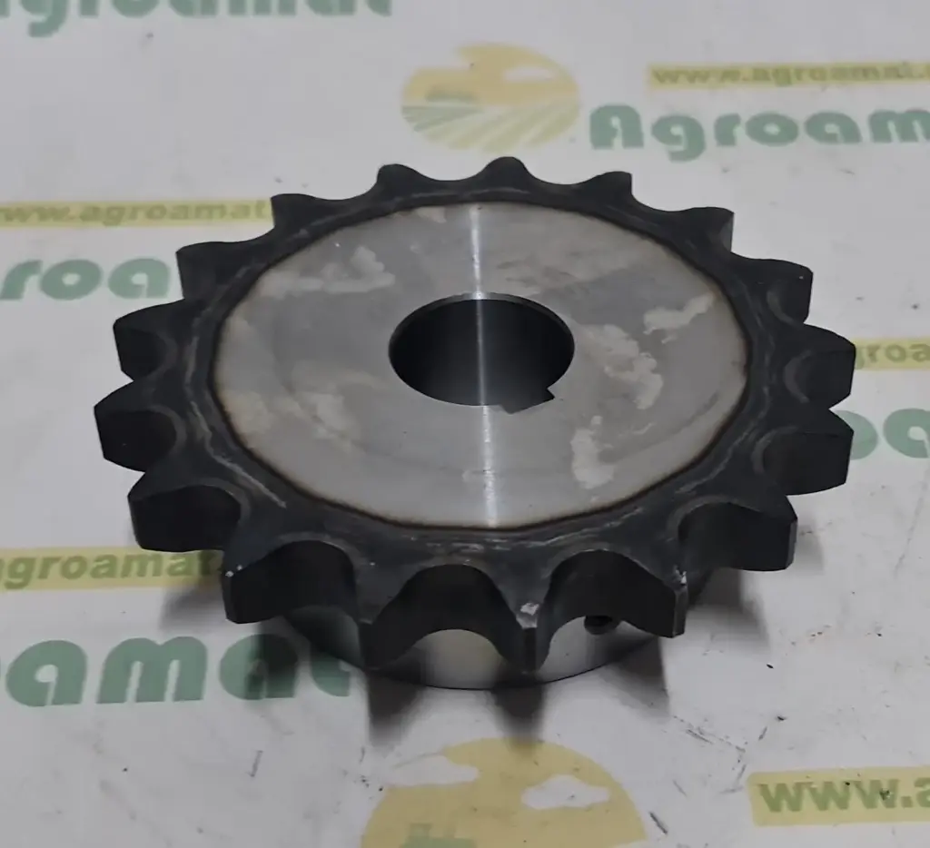 Pinion 17 dinți, 1", lanț 16 B-1, orificiu 35mm, Kramp SE11735