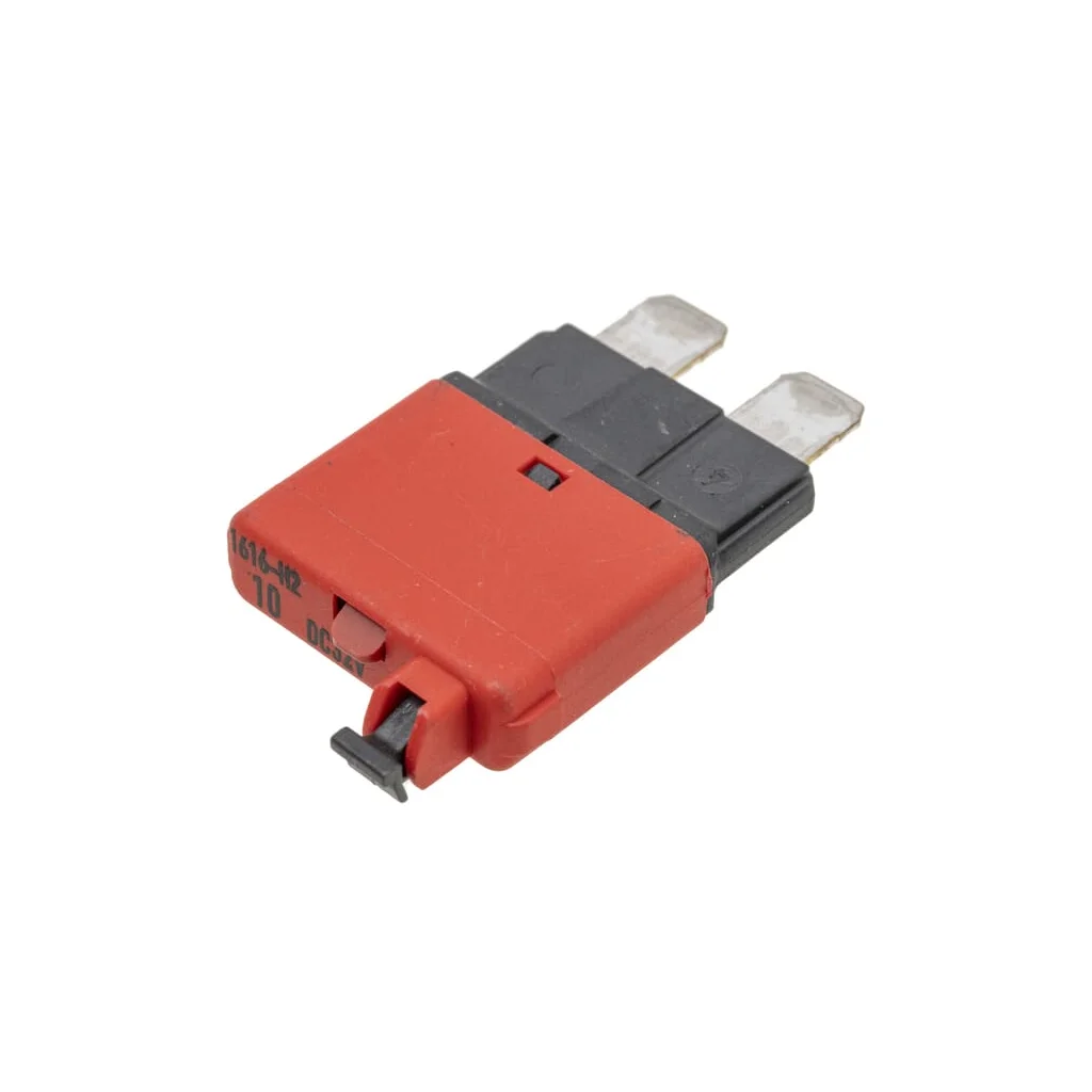 Siguranță termică cu resetare manuală 28V 10A lungime 34,4mm negru E.T.A SI25110