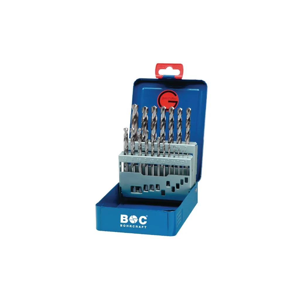 Set burghiu de metale 1-10mm 19 piese SE1466BOH
