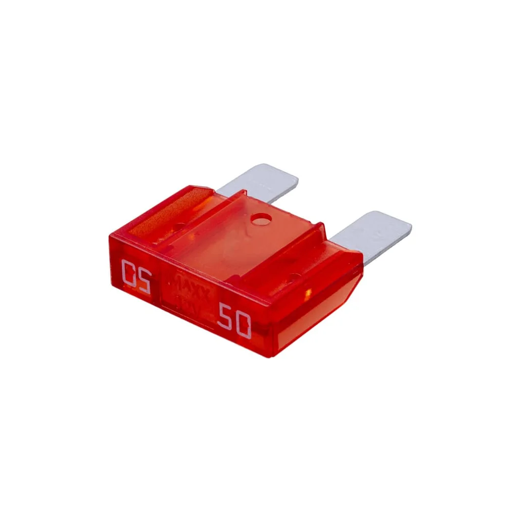 Set siguranțe auto maxi 32V 50A lungime 34,29mm ambalaj 10 buc roșu iMaXX SI20193