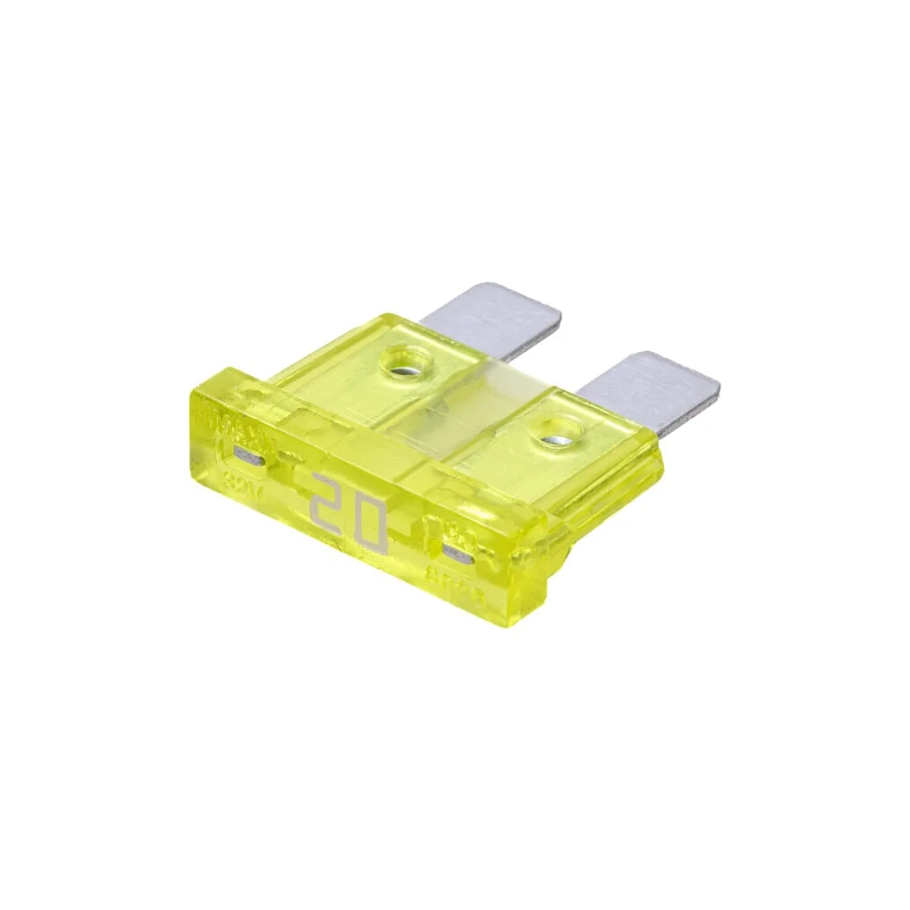 Set siguranțe auto standard 20A lungime 20mm ambalaj 100 buc galben iMaXX SI22020