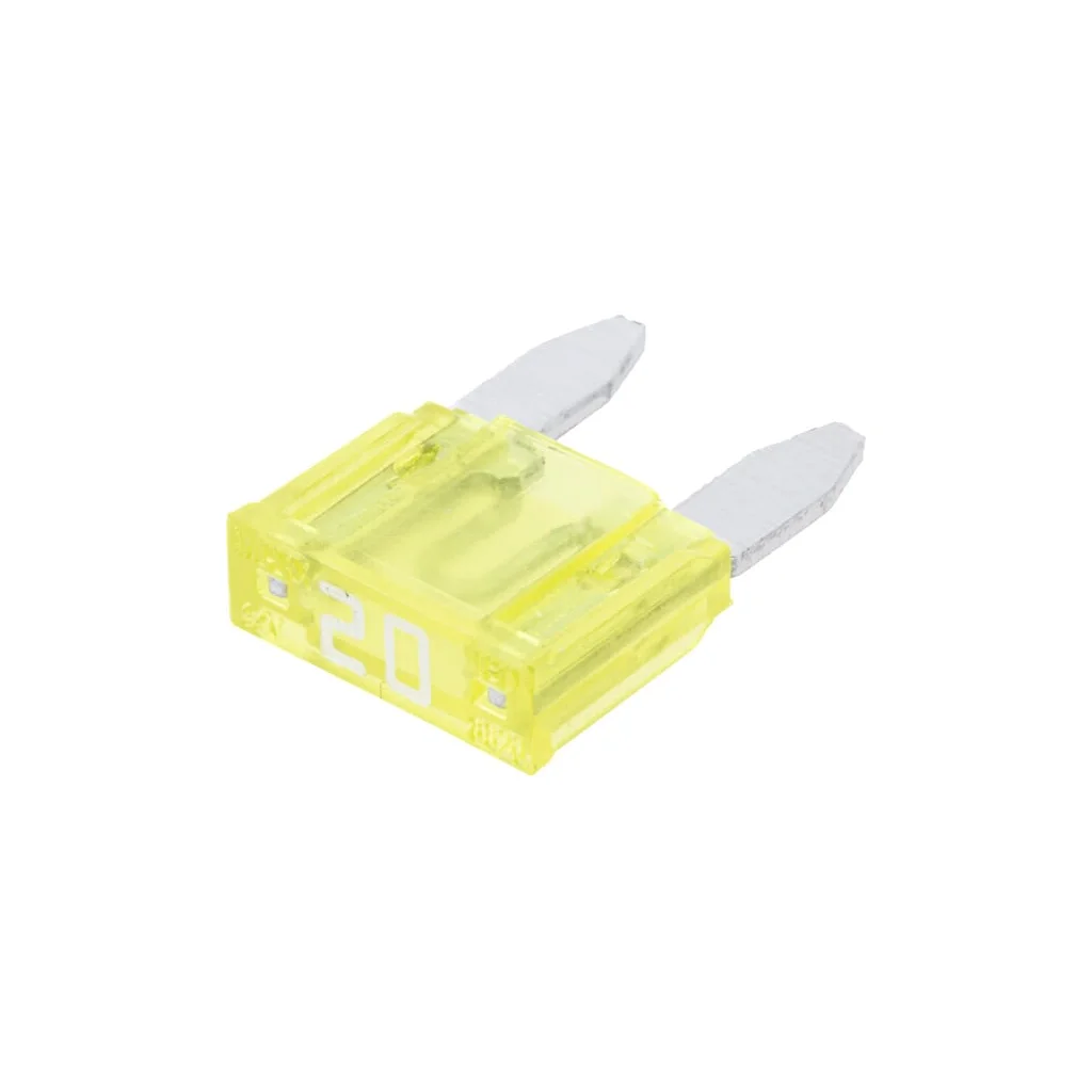 Set siguranțe auto mini 32V 20A lungime 16,3mm ambalaj 50 buc galben iMaXX SI20267