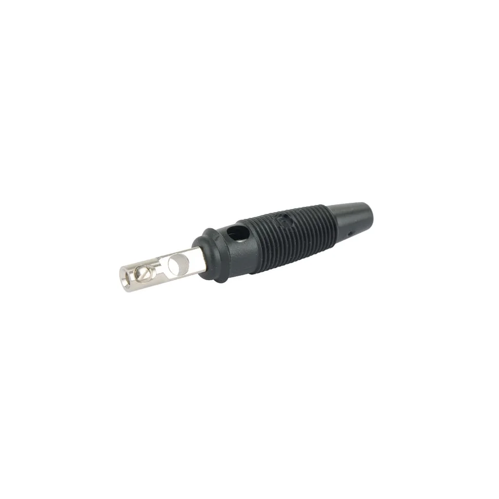 Ştecăr banană 4mm negru SML4ZN