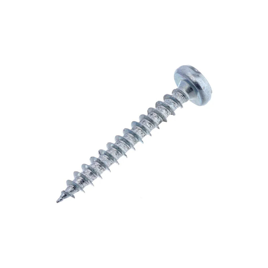 Șurub pentru lemn cap bombat în cruce PZ2 4x30mm oțel zincat Kramp SPL430P200