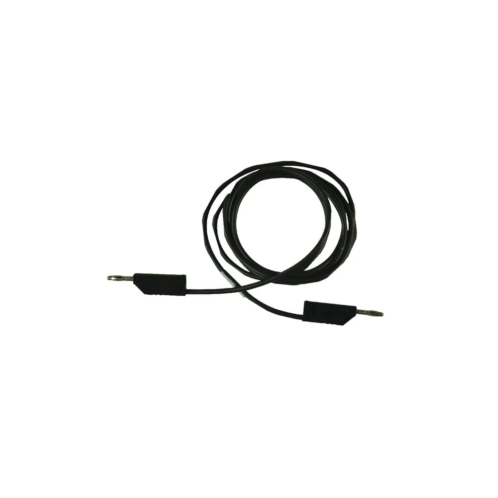 Cablu 2x mufă 4mm negru 2m SML200ZN