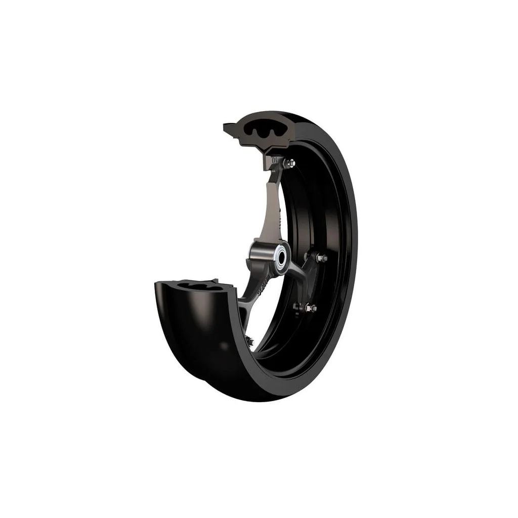 Roată semi-pneumatică 400x120/LV/71S/M25BB SPW400120LV