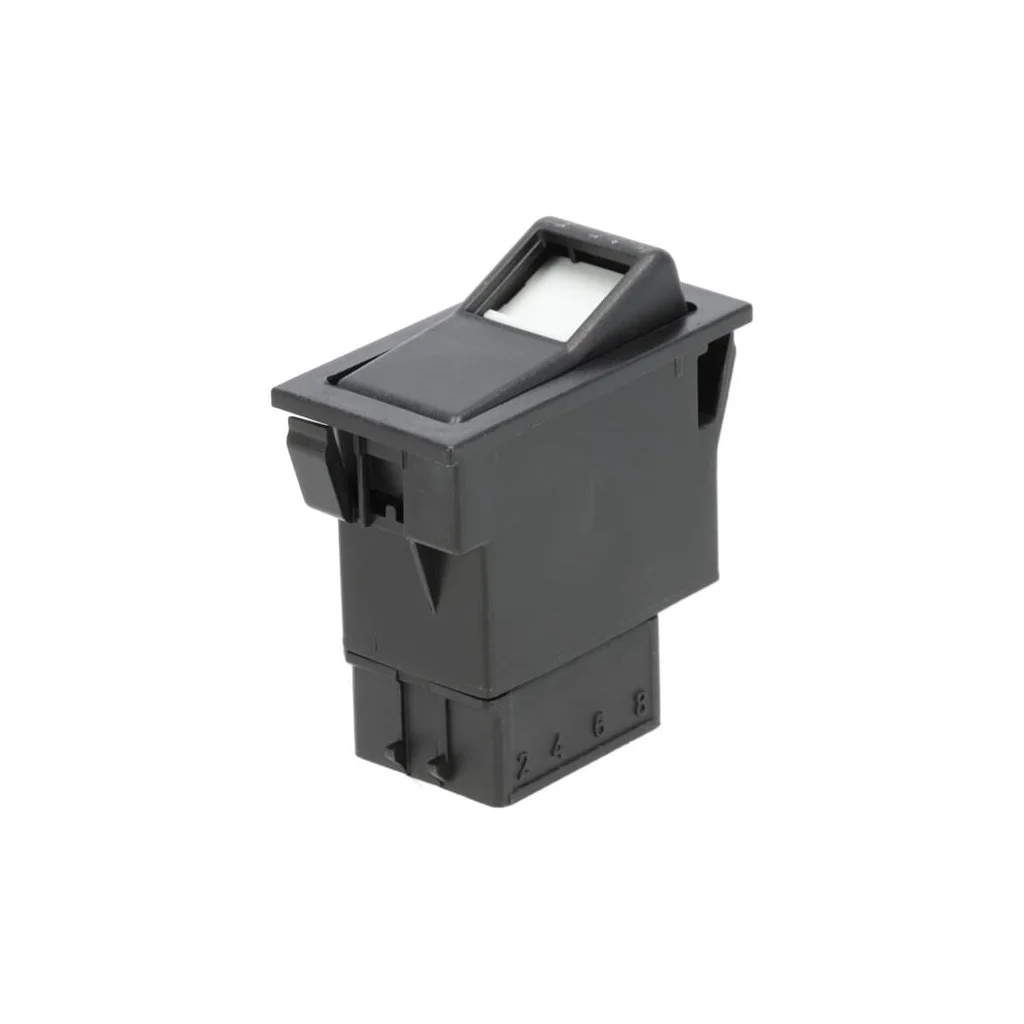 Comutator basculant, II+I-0, oprit-pornit-pornit, 12/24V, 7 pini, iluminare de localizare, cu bec SW10030KR