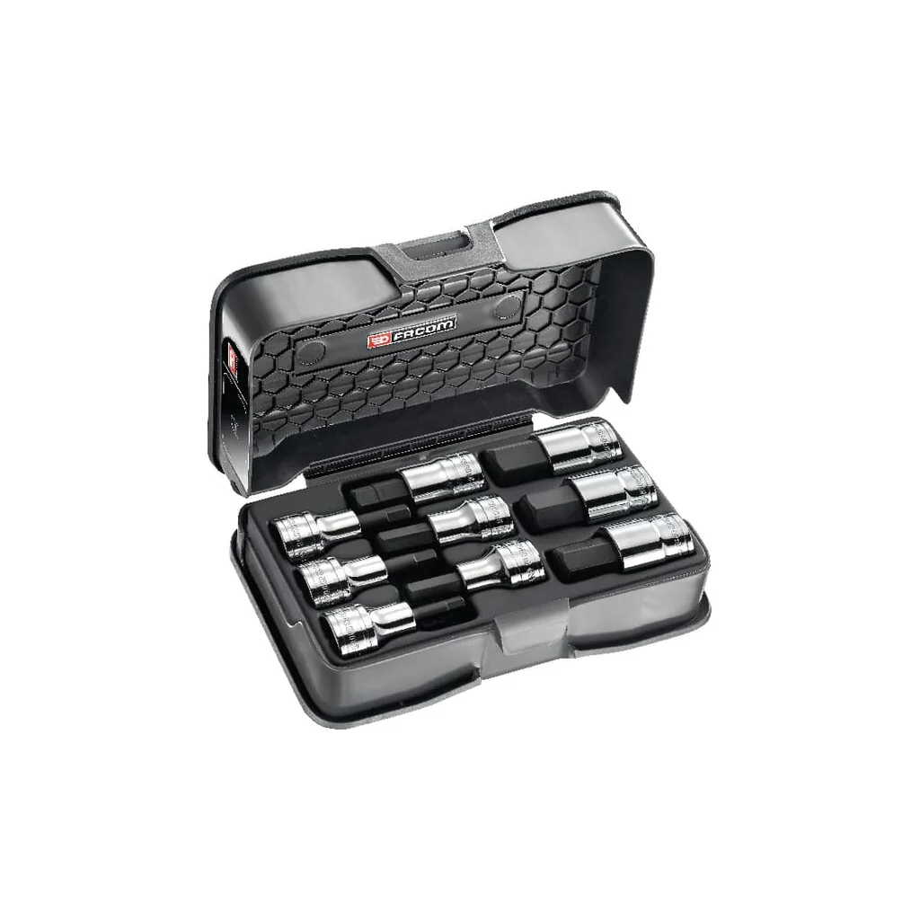 Set de chei tubulare cu biți 1/2" 9 bucăți STMJ9APB