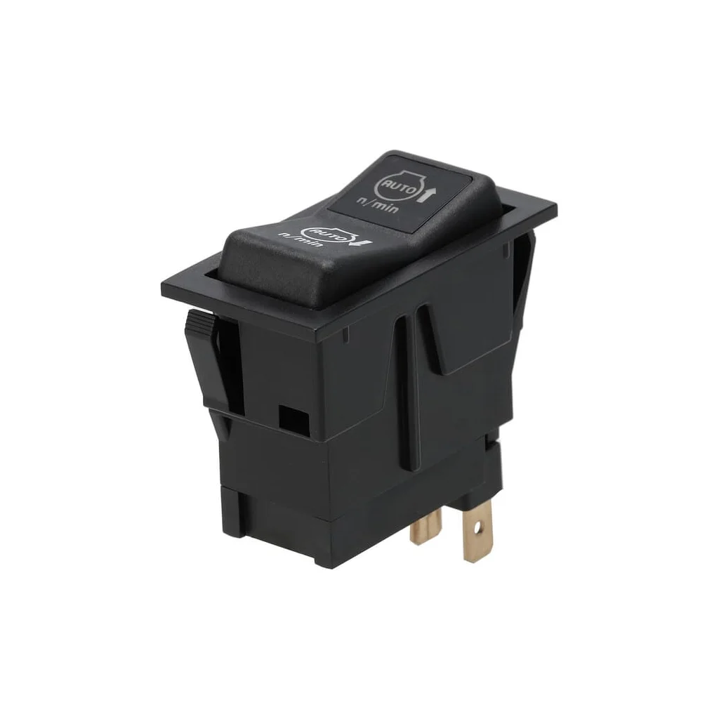Întrerupător basculant, (I)-0-(II), mamă-la-mamă, 12V, 4 pini, creștere/diminuare automată viteză de rotație motor SW10054KR