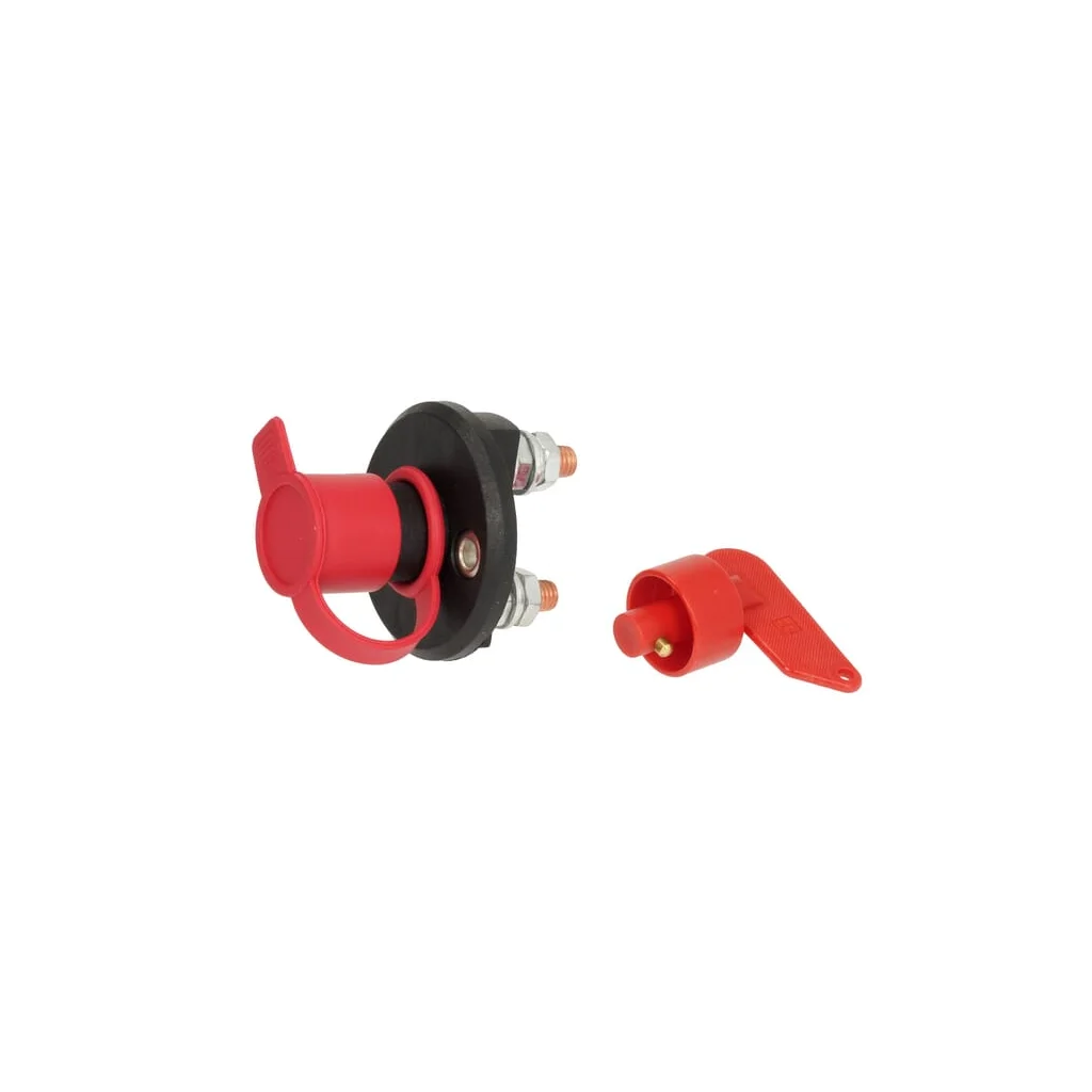 Comutator izolare baterie, negru, M8, 12/24V, 150A/500A (5sec), IP40 SW10005KR