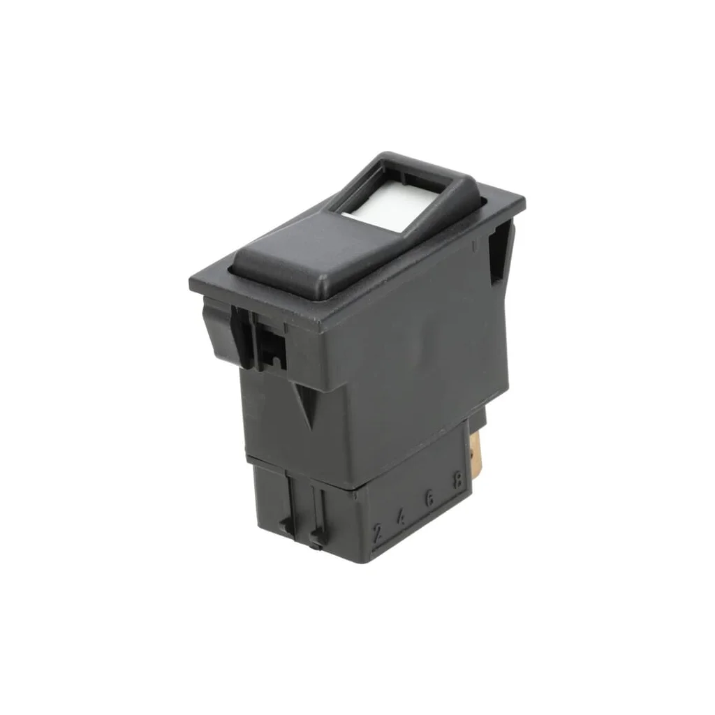 Comutator basculant, II+I-0, oprit-pornit-pornit, 12V, 7 pini, iluminare de localizare, cu bec SW10031KR