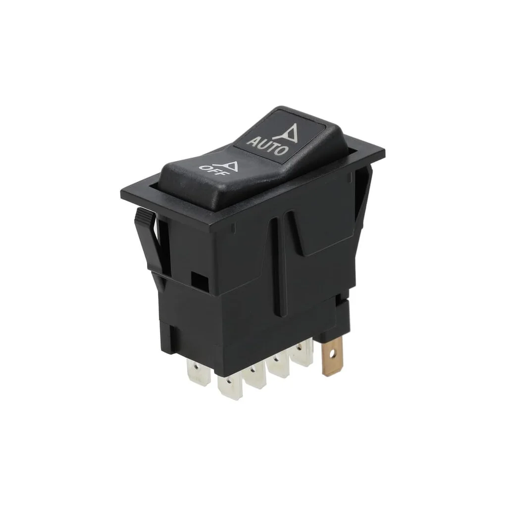 Întrerupător basculant, I-0-(II), pornit-pornit-mamă, 12V, 8 pini, opțiuni pentru sistemul de direcție SW10047KR