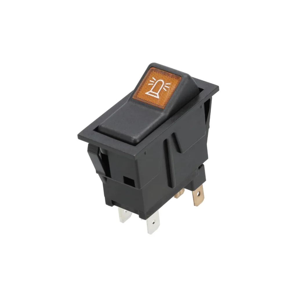 Întrerupător basculant, I-0, oprit-pornit, 12V, 2 pini, far rotativ SW10042KR