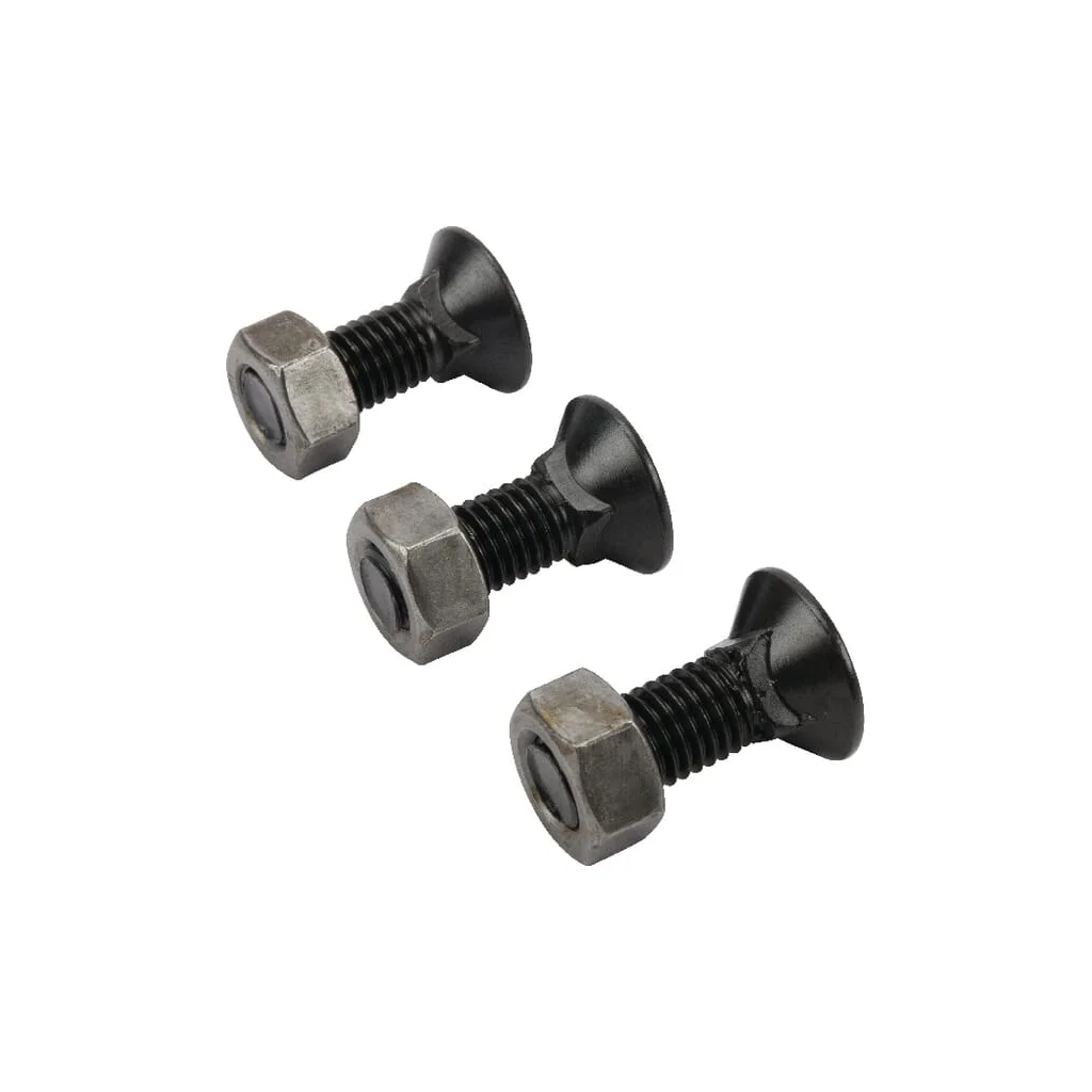 Set șuruburi plug cu gât pătrat și piuliță M12x35mm VK 3 buc. TB30102
