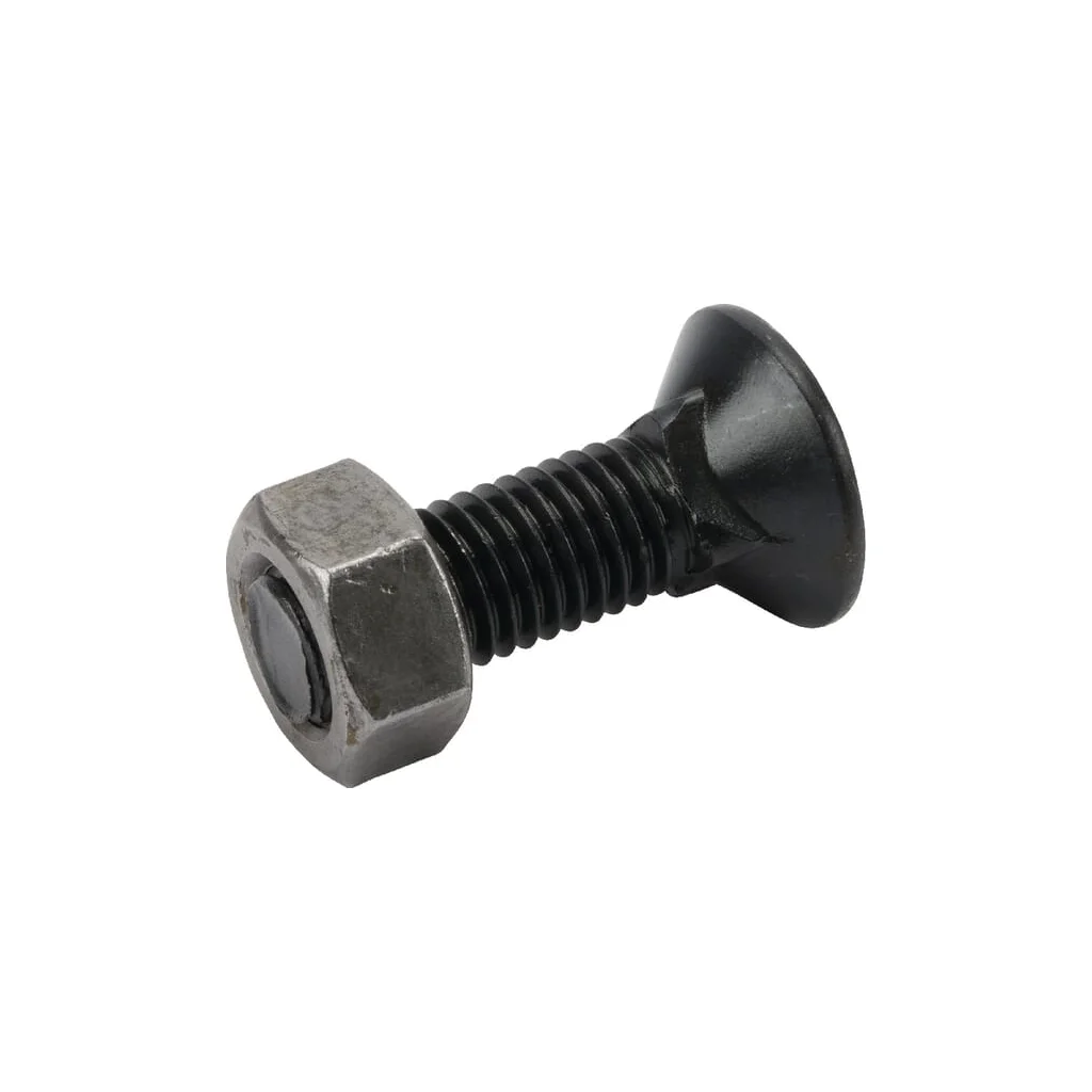 Șurub plug cu gât pătrat și piuliță M12x40mm VK TB30180