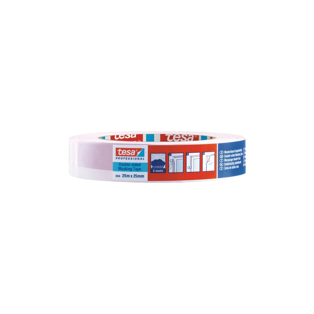 Bandă mascare Duo 25mx25mm Tesa® T048360000100