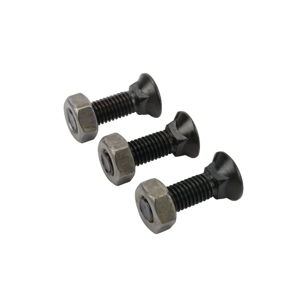 Set șuruburi plug cu gât pătrat și piuliță M10x35mm VK 3 buc. TB30031