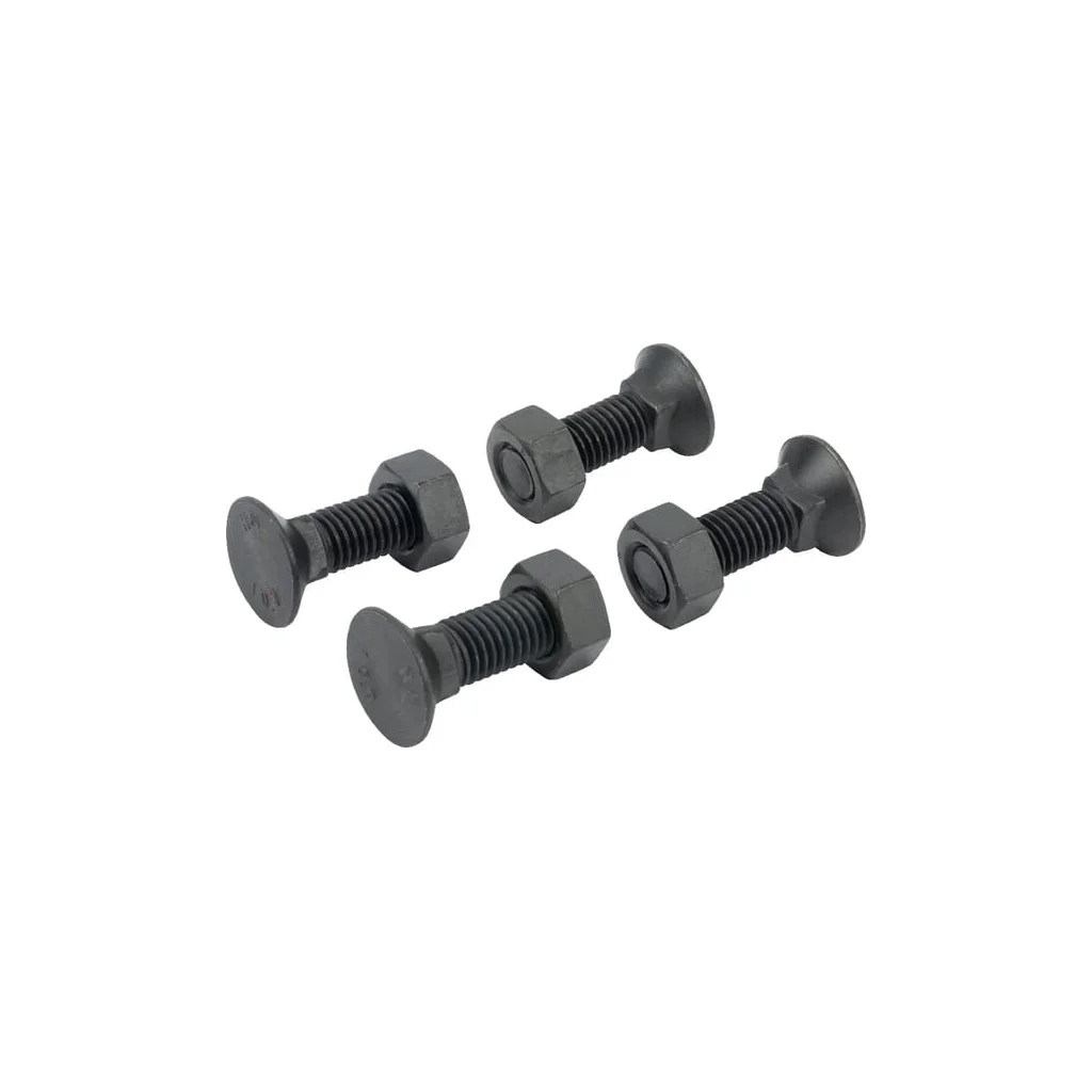 Set șuruburi plug cu gât pătrat și piuliță M12x40mm VK 4 buc. TB30183