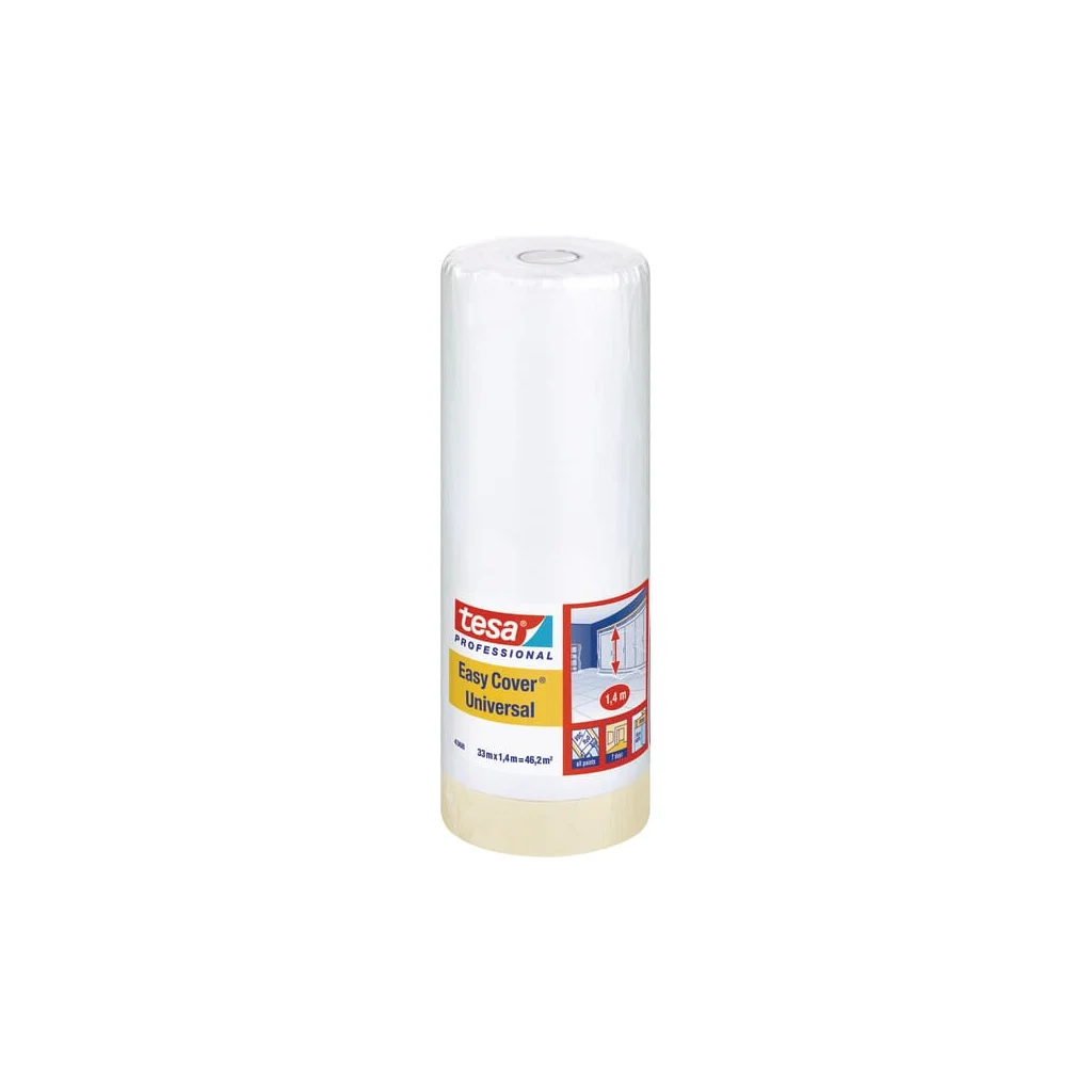 Hârtie de acoperire peliculă HDPE cu bandă creponată 33mx550mm Easy Cover® Universal T043680001203