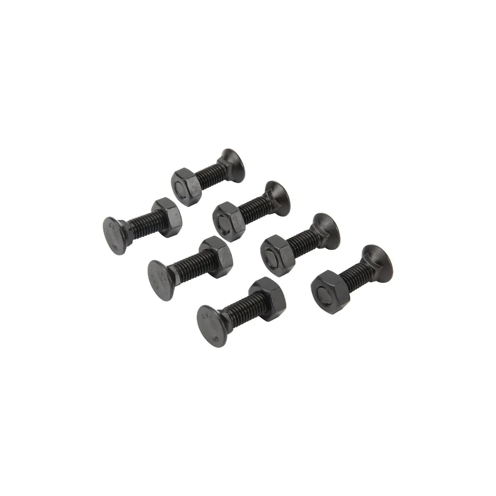 Set șuruburi plug cu gât pătrat și piuliță M10x35mm VK 7 buc. TB30038
