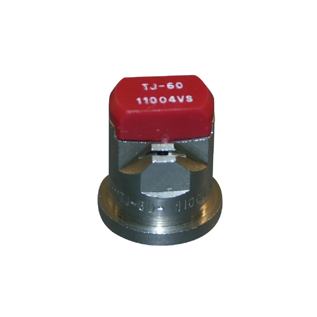Duză ventilator dublu plat TJ 110° 04 TeeJet, roșie, din oțel inoxidabil TJ6011004VS