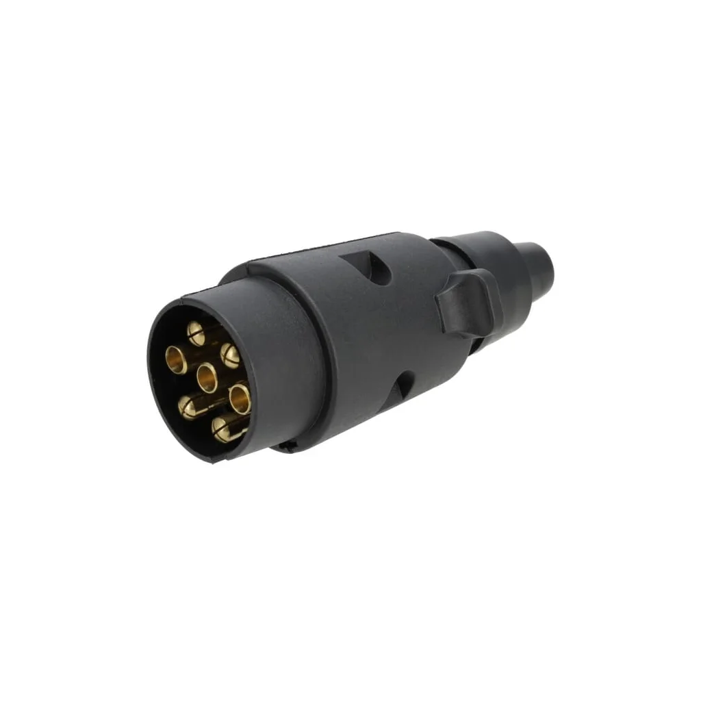Ștecher remorcă 7 pini, plastic, 12V, terminale cu șurub (pachet de 10 buc) TR00001KRPACK