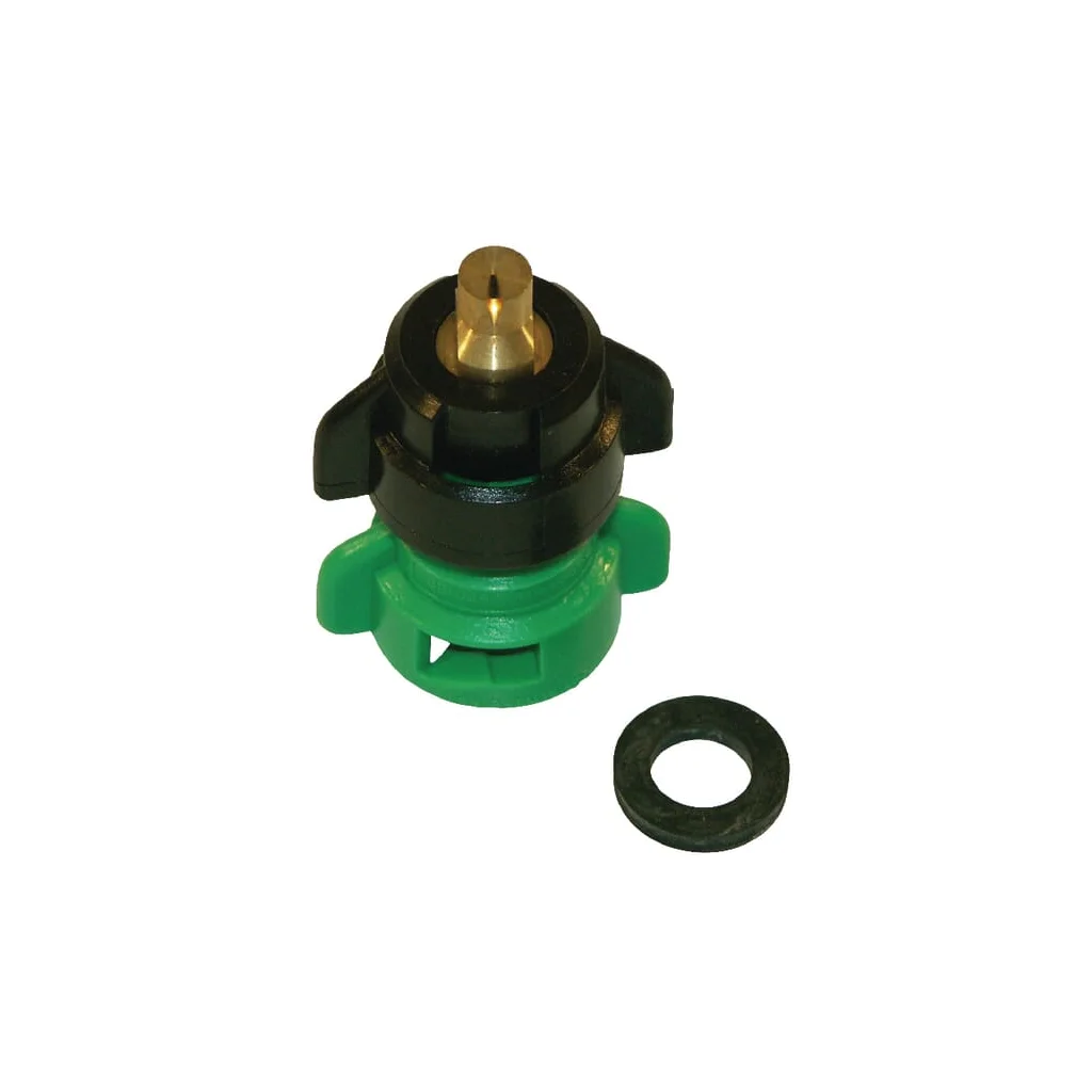 Duză injecție aer jet oblic TDOC 80° 015 verde alamă Agrotop TDOC80015