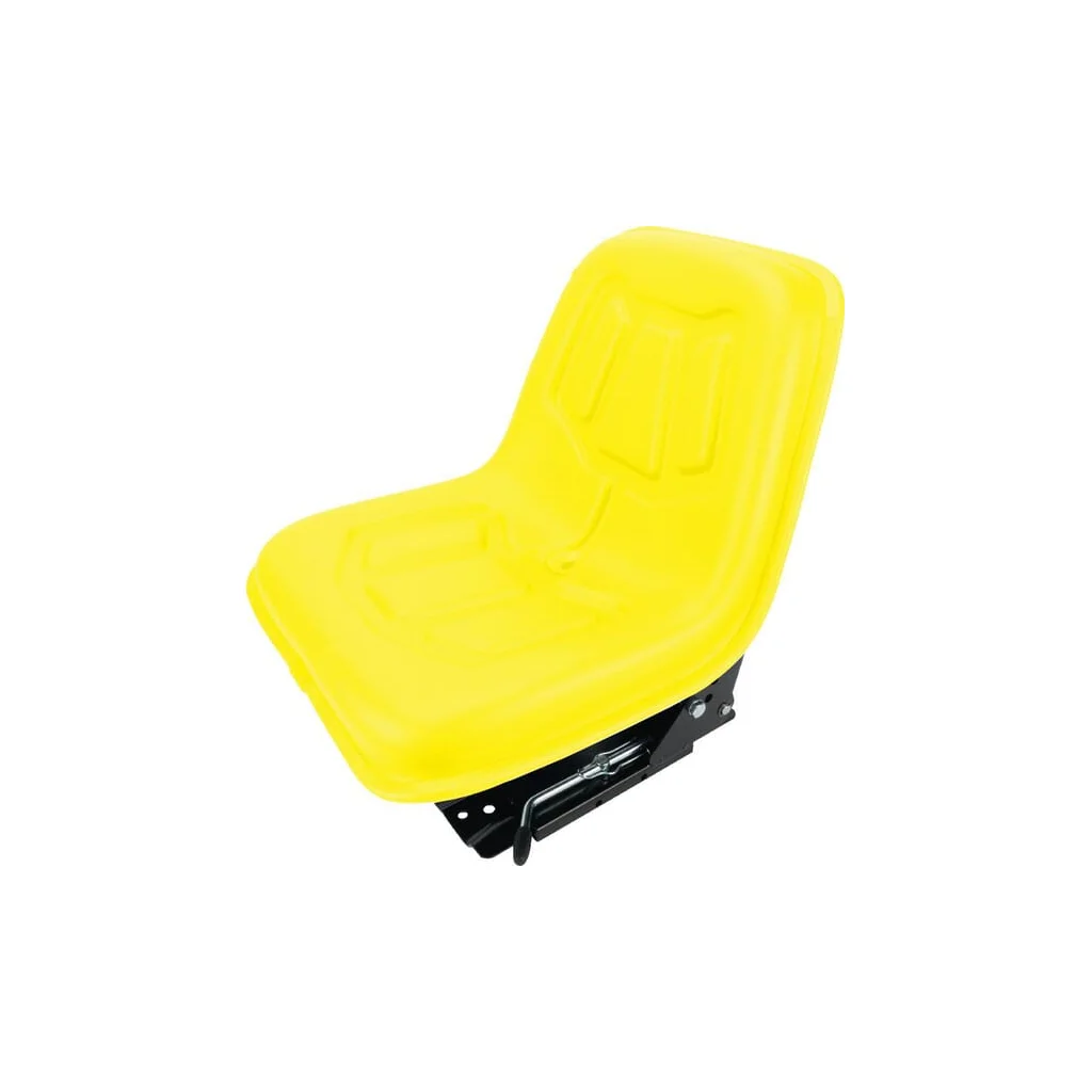 Scaun cu suspensie mecanică galben PVC TS49400GP