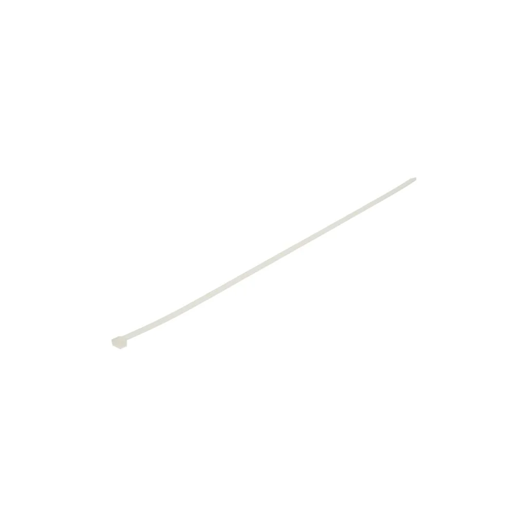 Colier autoblocant pentru cabluri, 9x526mm, alb, 100buc TRB90526WHI