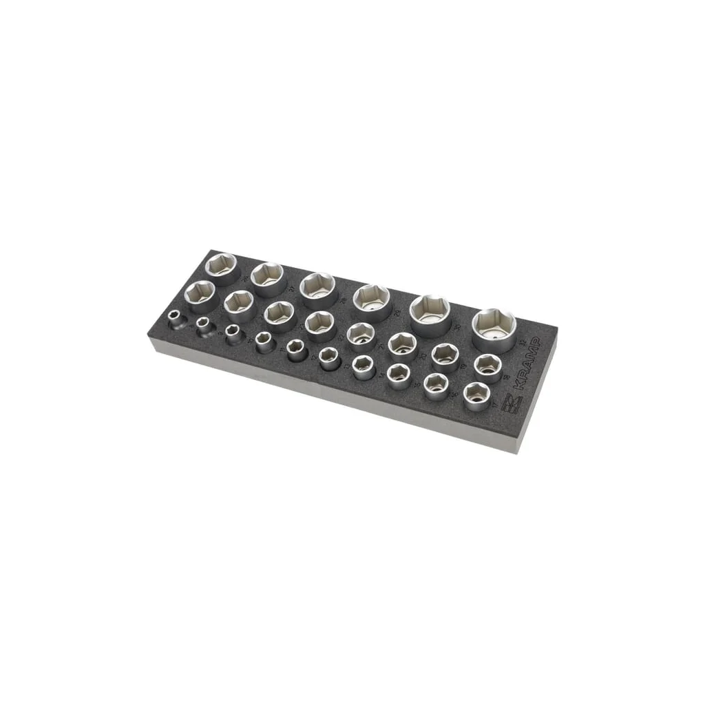 Modul spumă pentru set capete chei tubulare 1/2" 24 buc. (set inclus) TT800501