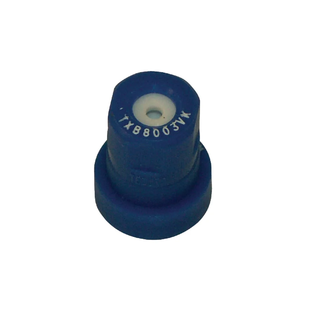 Duză conică goală TXB 80° 03 albastră din material ceramic TeeJet TXB8003VK
