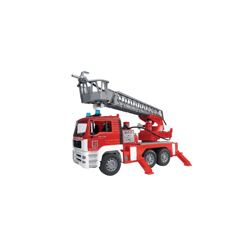 Mașină de pompieri MAN TGA cu scară rotativă și modul sunet și lumini U02771
