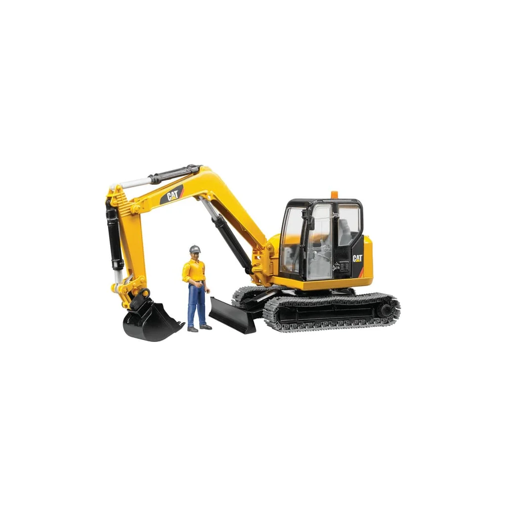Excavator mini cu șenile CAT cu muncitor U02466