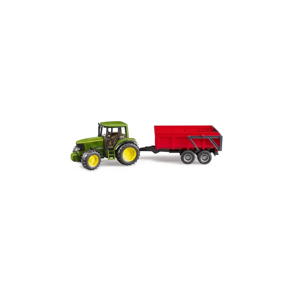 Tractor John Deere 6920 cu remorcă basculabilă roșie U02057