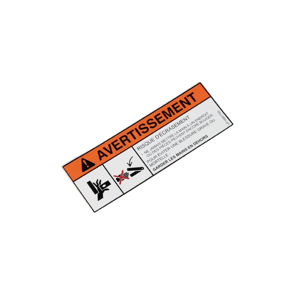 Autocolant de avertizare VF16661769