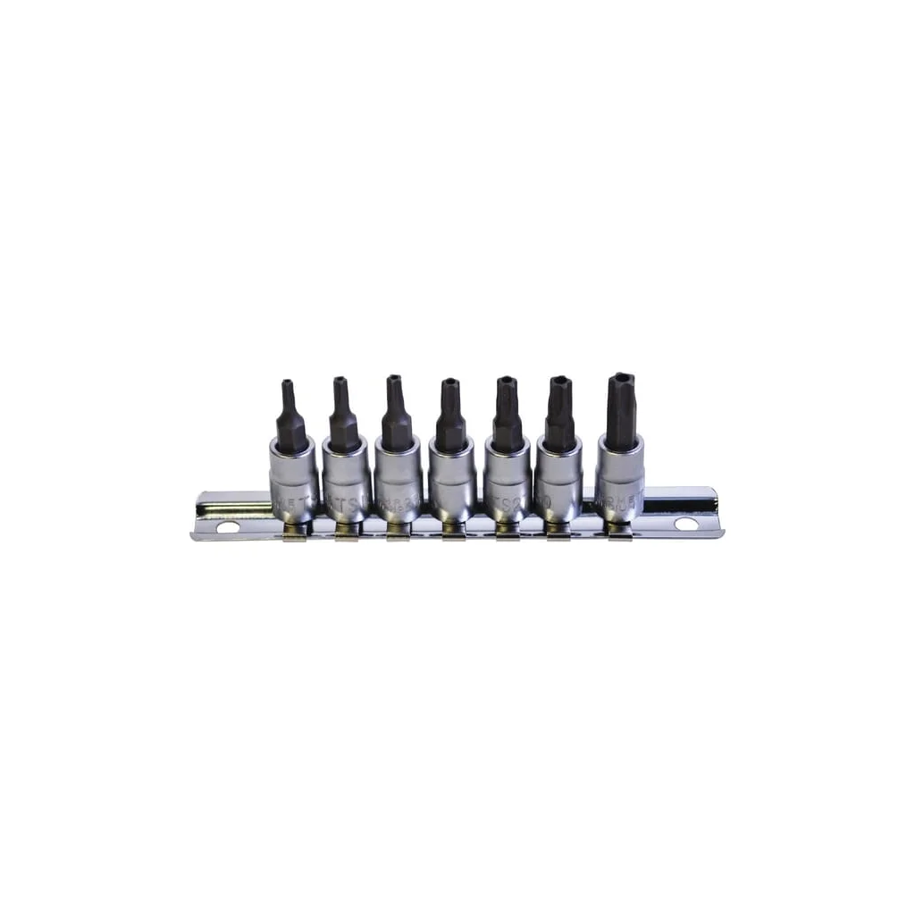 Set de inserții de tubulare 1/4", pentagonale Startorx 7 componente VKBSET7
