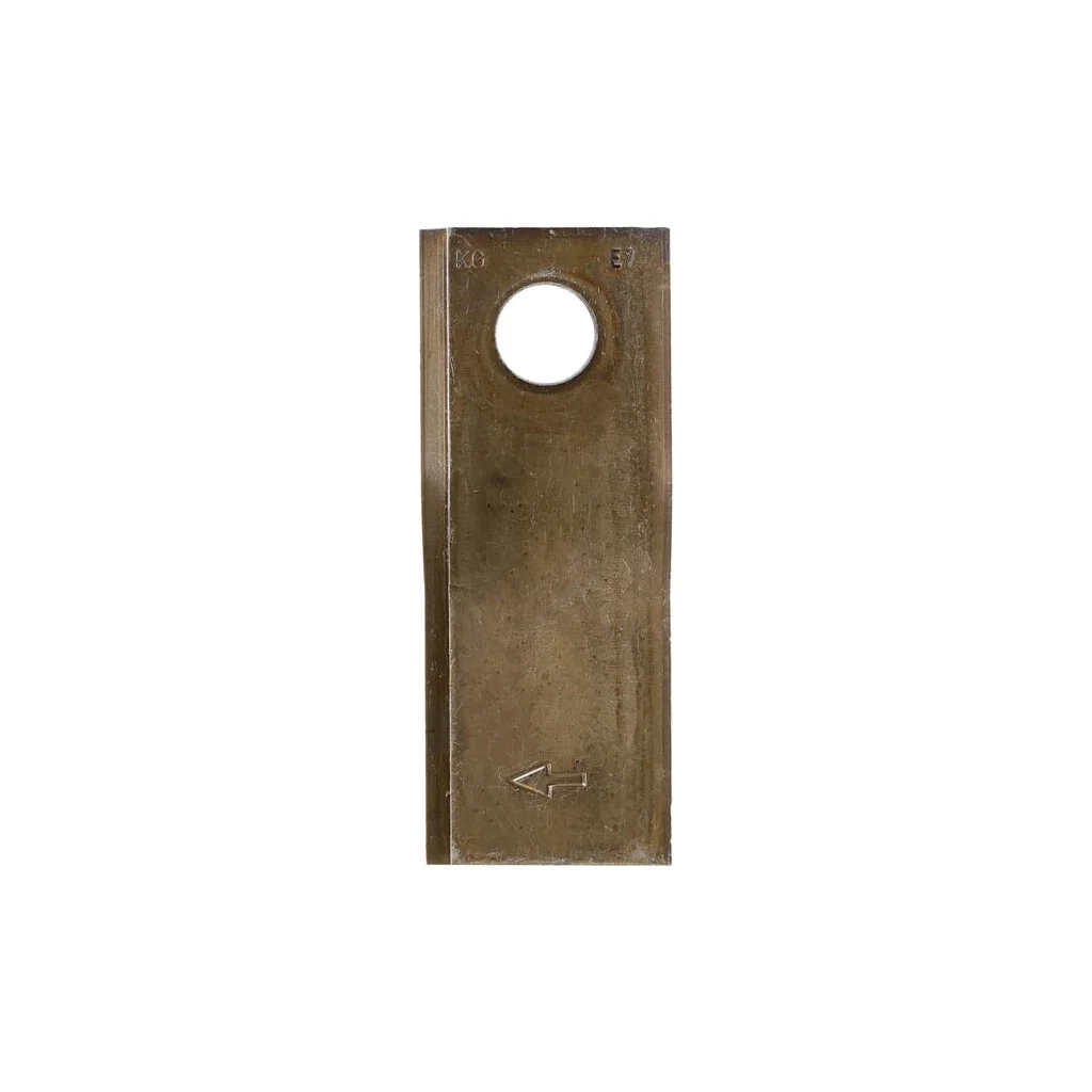 Lamă cositoare dreapta 120x48x4mm orificiu 18,5mm pachet 25 buc. potrivită pentru Vicon/Gehl/Lely/New Holland/Pöttinger VN9935870001