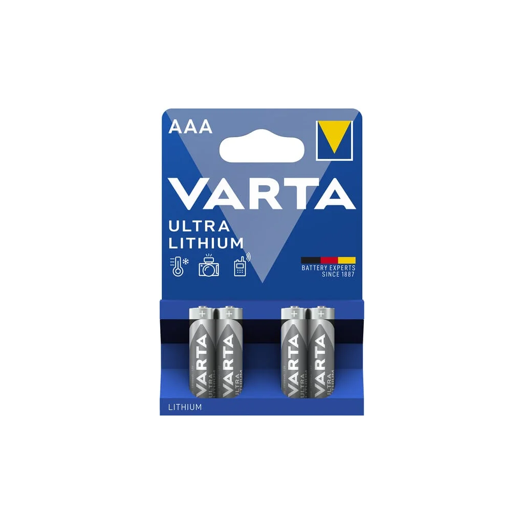 Baterie Lithium 1,5V AAA (4) VT6103301404