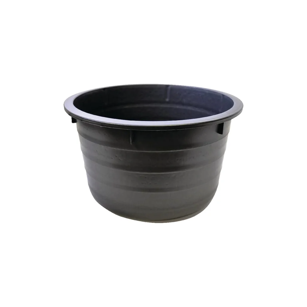 Vas plastic negru capacitate 90l diametru 670x350mm Gripline VV610300