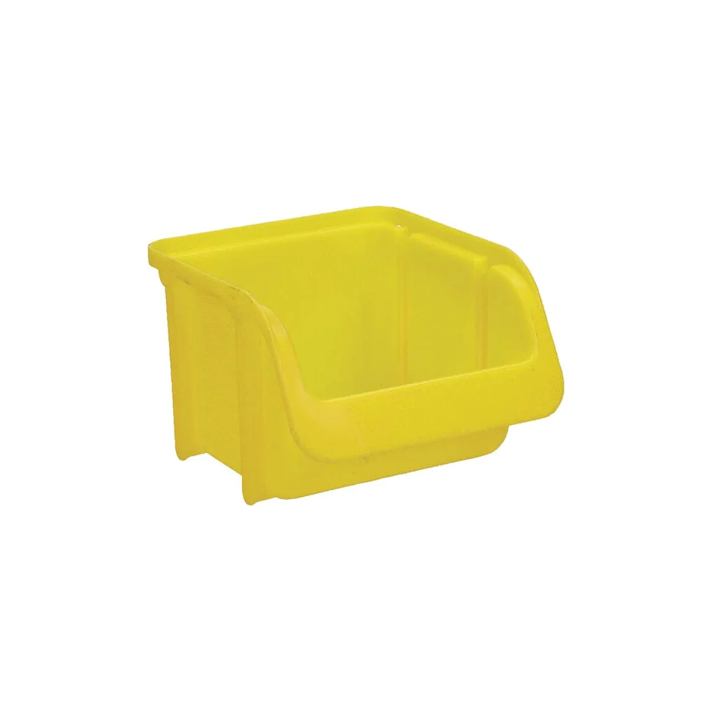 Cutie depozitare 100x115x75mm capacitate 0,46l plastic galben Linbin nr.1 Hünersdorff WE6712